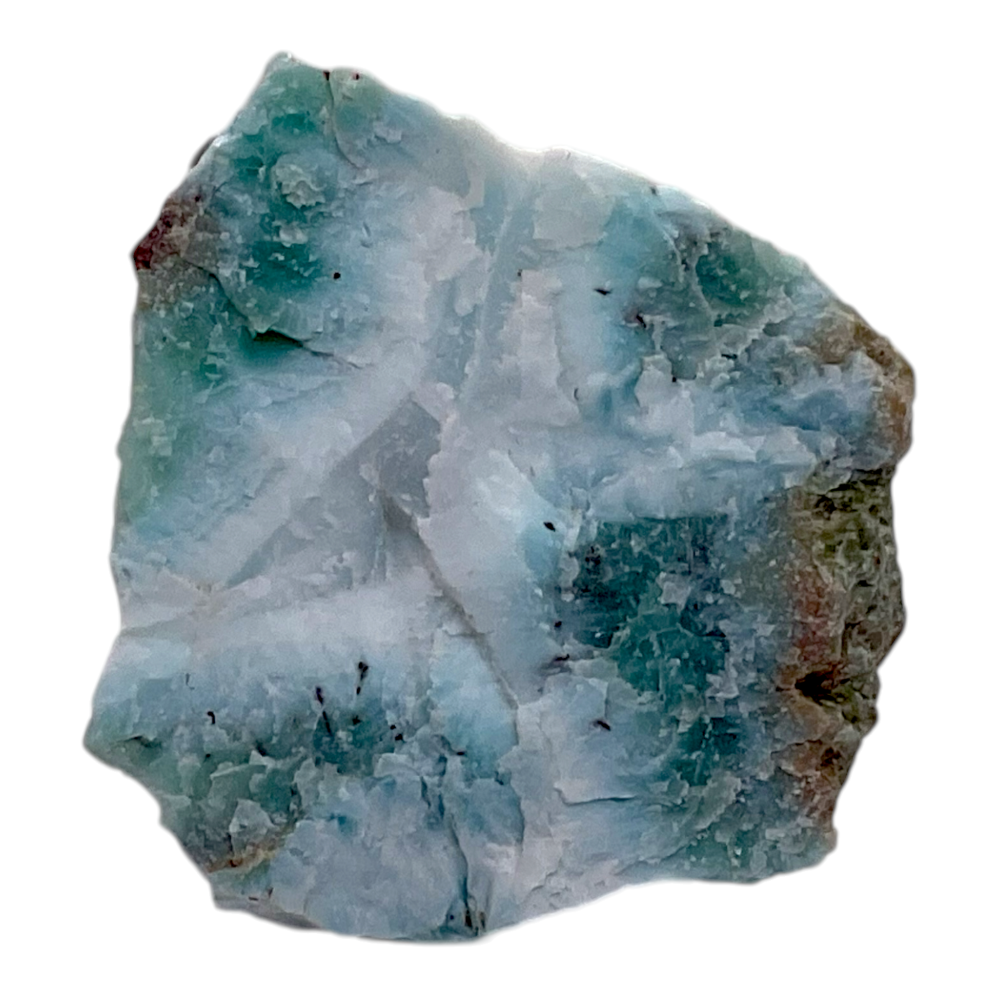 Larimar Rohstein I Edelstein I prächtig und selten I naturbelassen und unbehandelt I 40x40x5mm I 18gr. I Unikat-Masterpiece 1562 I Sammlerstück I Dominikanische Republik