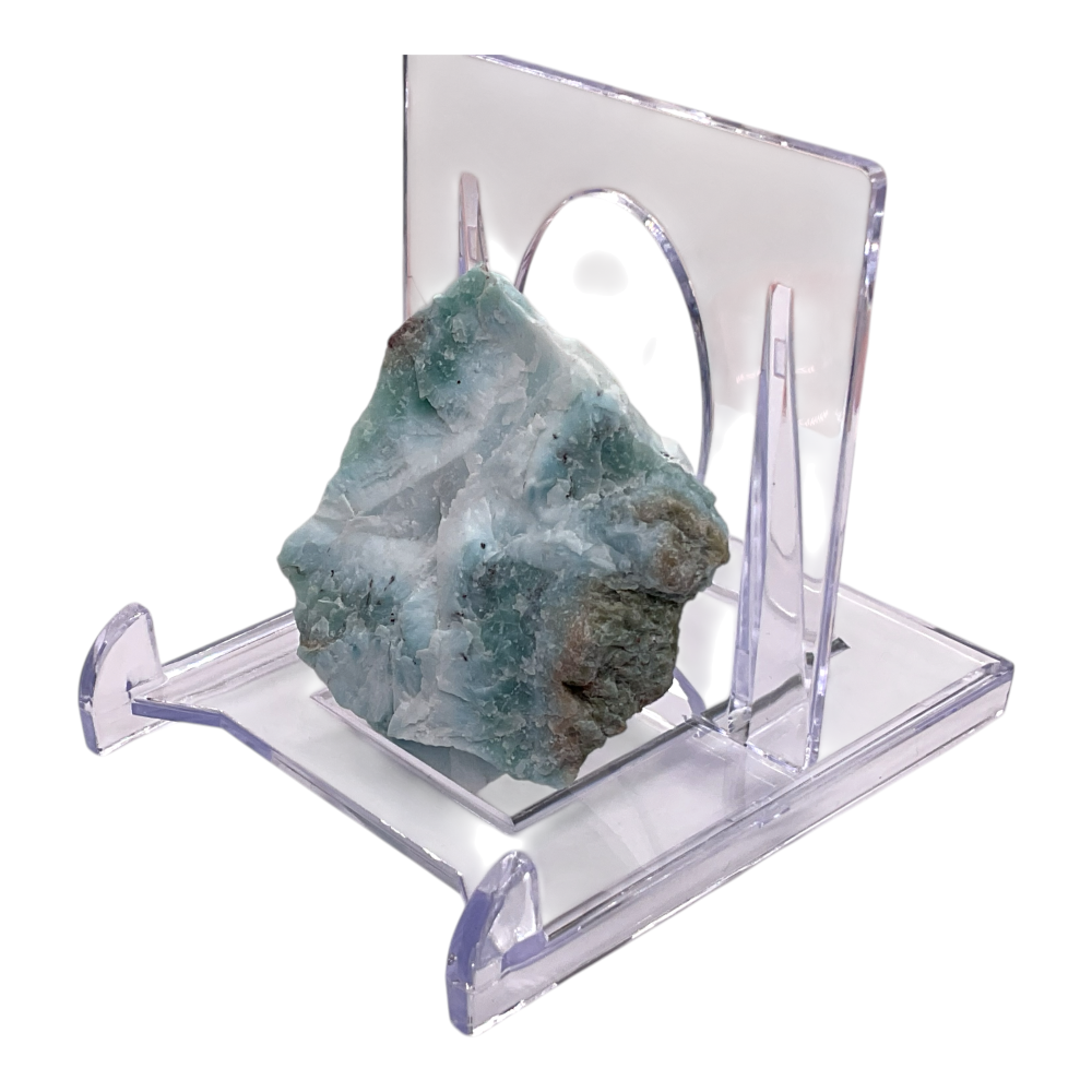 Larimar Rohstein I Edelstein I prächtig und selten I naturbelassen und unbehandelt I 40x40x5mm I 18gr. I Unikat-Masterpiece 1562 I Sammlerstück I Dominikanische Republik