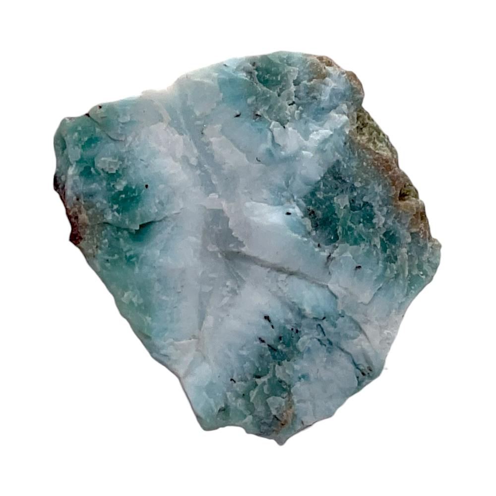 Larimar Rohstein I Edelstein I prächtig und selten I naturbelassen und unbehandelt I 40x40x5mm I 18gr. I Unikat-Masterpiece 1562 I Sammlerstück I Dominikanische Republik