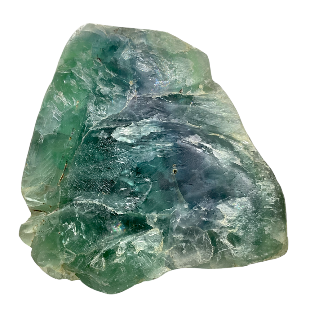 XL grüner Fluorit Brocken I Edelstein I Heilstein I 2763gr. I 14x11x15cm I Unikat-Masterpiece 1686 I Sammlerstück I AAA-Qualität I Mexiko