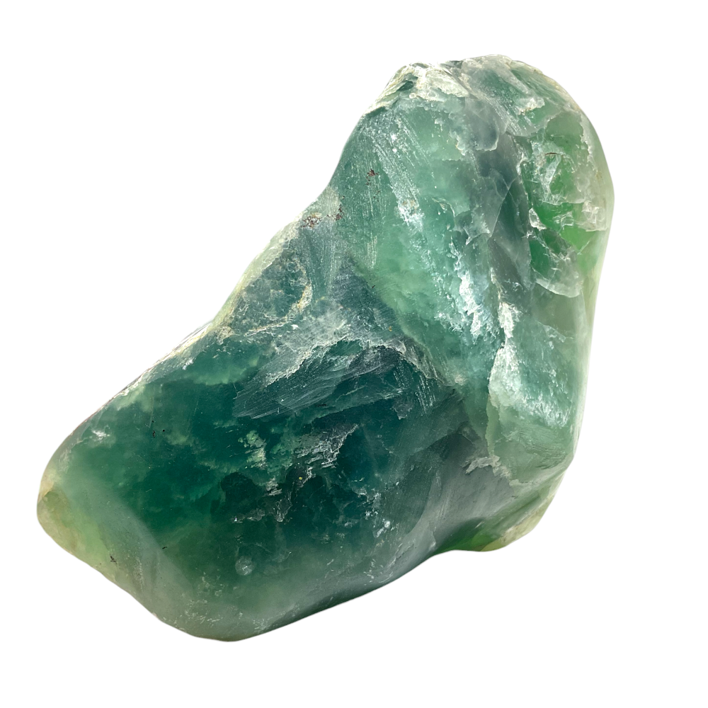 XL grüner Fluorit Brocken I Edelstein I Heilstein I 2763gr. I 14x11x15cm I Unikat-Masterpiece 1686 I Sammlerstück I AAA-Qualität I Mexiko