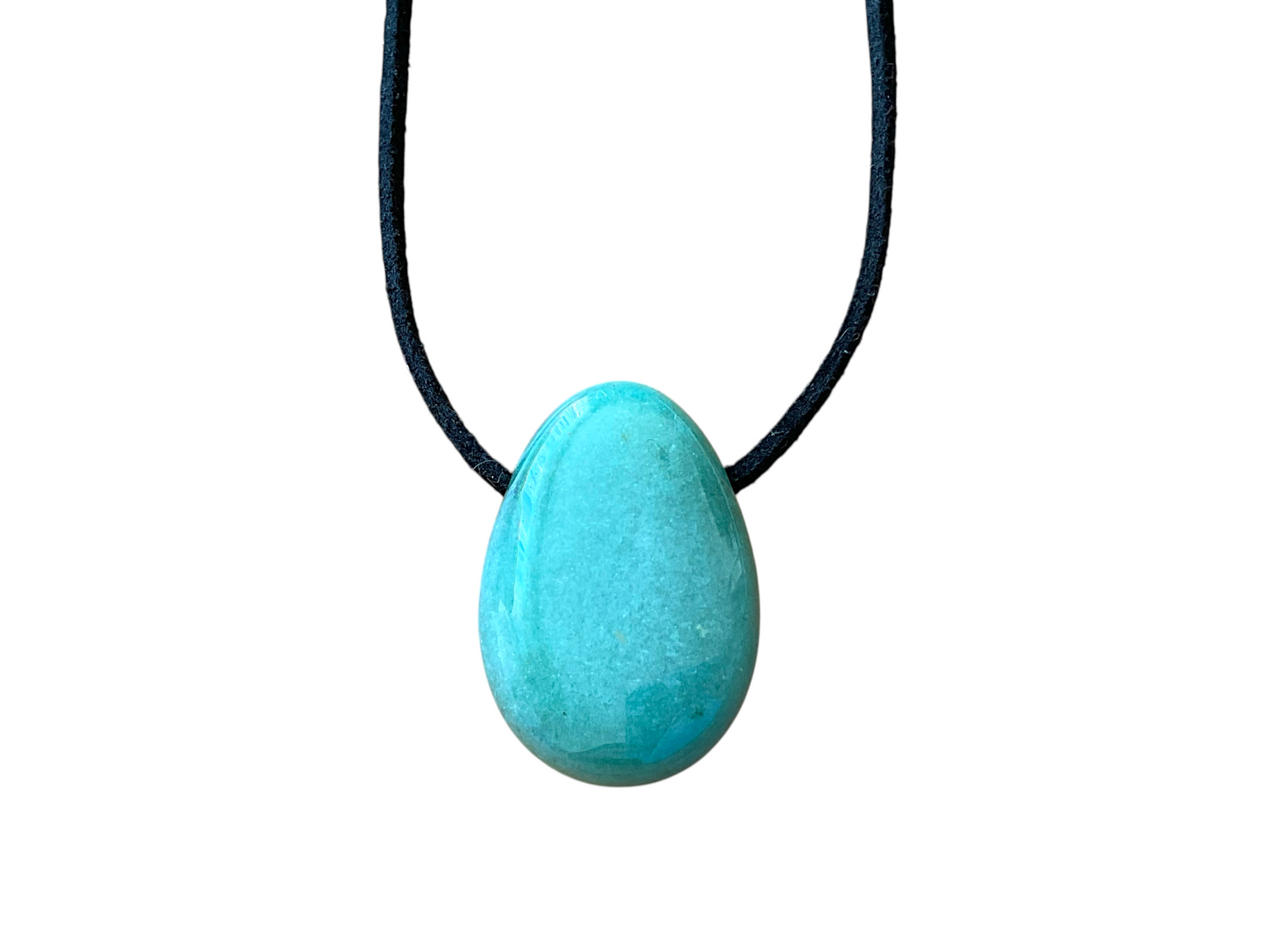 Aventurin grün Anhänger Tropfen – Edelstein Kette mit 80 cm Band & Geschenkbox – Echter Aventurin Schmuck Grün – Naturstein in AAA-Qualität aus Brasilien – 30x20 mm