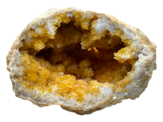 Calcit-Druse aus Marokko – 427 g, ca. 10 × 10 × 7 cm – AAA-Qualität – Edelstein Unikat (Masterpiece S3039) – Sammlerstück