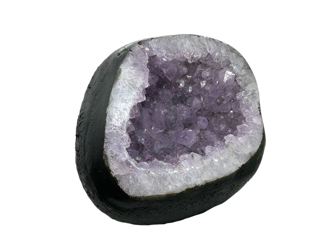 Amethyst-Druse aus Brasilien – 2747 g, ca. 15 × 13 × 13 cm – AAA-Qualität – Glücksdruse Edelstein Unikat (Masterpiece 1621) – Sammlerstück