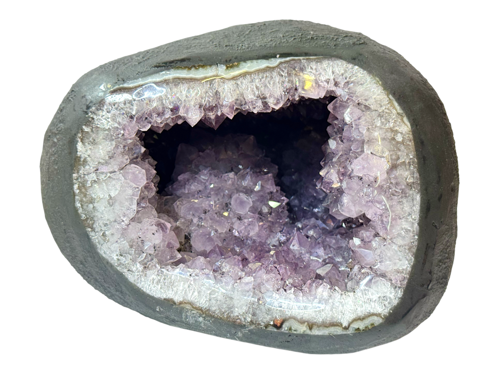 Amethyst Druse mit fantastisch funkelnden Kristallen I 5,37 kg I 19x19x14 cm I AAA-Qualität I Sammlerstück & Blickfang I Unikat 1471 I Brasilien