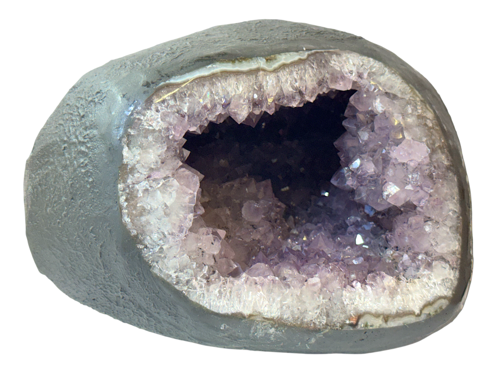 Amethyst Druse mit fantastisch funkelnden Kristallen I 5,37 kg I 19x19x14 cm I AAA-Qualität I Sammlerstück & Blickfang I Unikat 1471 I Brasilien