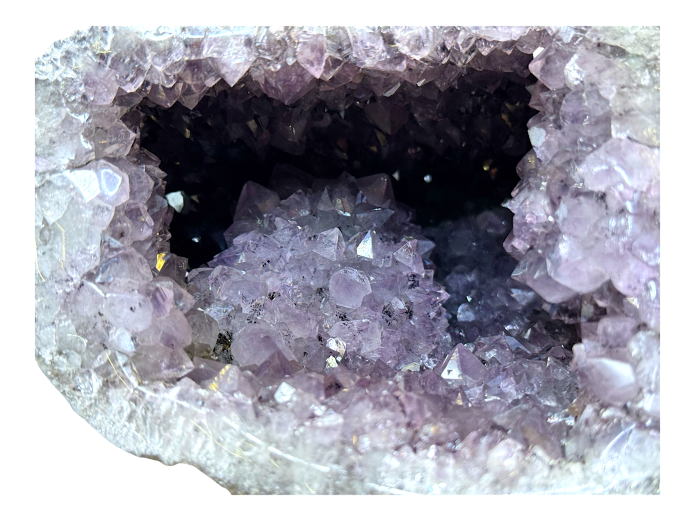 Amethyst Druse mit fantastisch funkelnden Kristallen I 5,37 kg I 19x19x14 cm I AAA-Qualität I Sammlerstück & Blickfang I Unikat 1471 I Brasilien