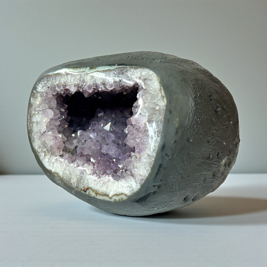 Amethyst Druse mit fantastisch funkelnden Kristallen I 5,37 kg I 19x19x14 cm I AAA-Qualität I Sammlerstück & Blickfang I Unikat 1471 I Brasilien