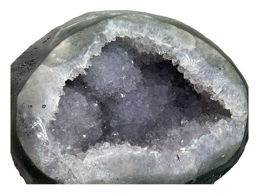 Amethyst Druse AAA-Qualität mit phantastischen Kristallen - 786 g - 12 x 8 x 10 cm - Blickfang & Dekoration - Unikat Masterpiece 1644 - Brasilien