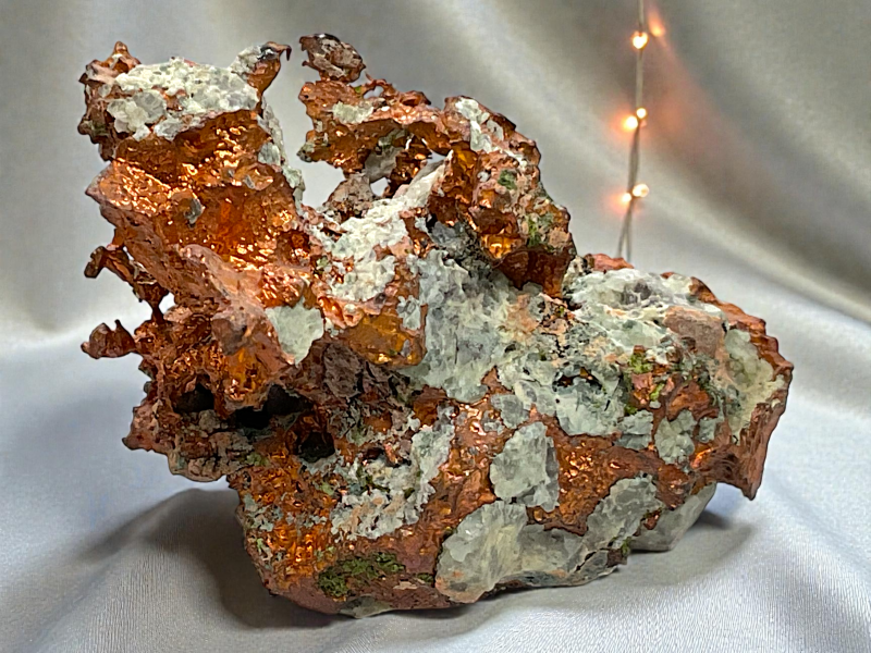 Kupfer gediegen 263g – 7x5x6cm – Sammlerstück – Unikat-Masterpiece Nr. 1691 – AAA-Qualität - Natur-Unikat aus Michigan USA – Native Copper