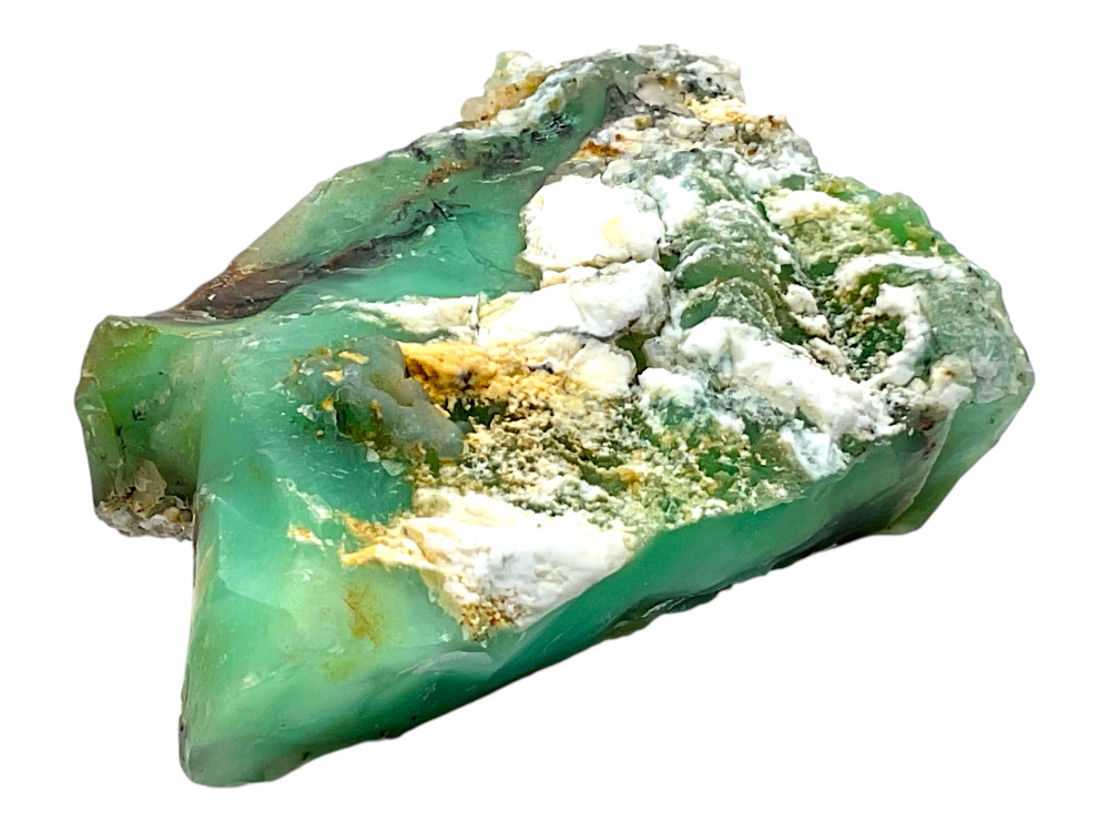 Original Chrysopras Rohstein 106g – 8x5x2cm – AAA-Qualität – Sammlerstück – Unikat-Masterpiece Nr. 1692 – Australien