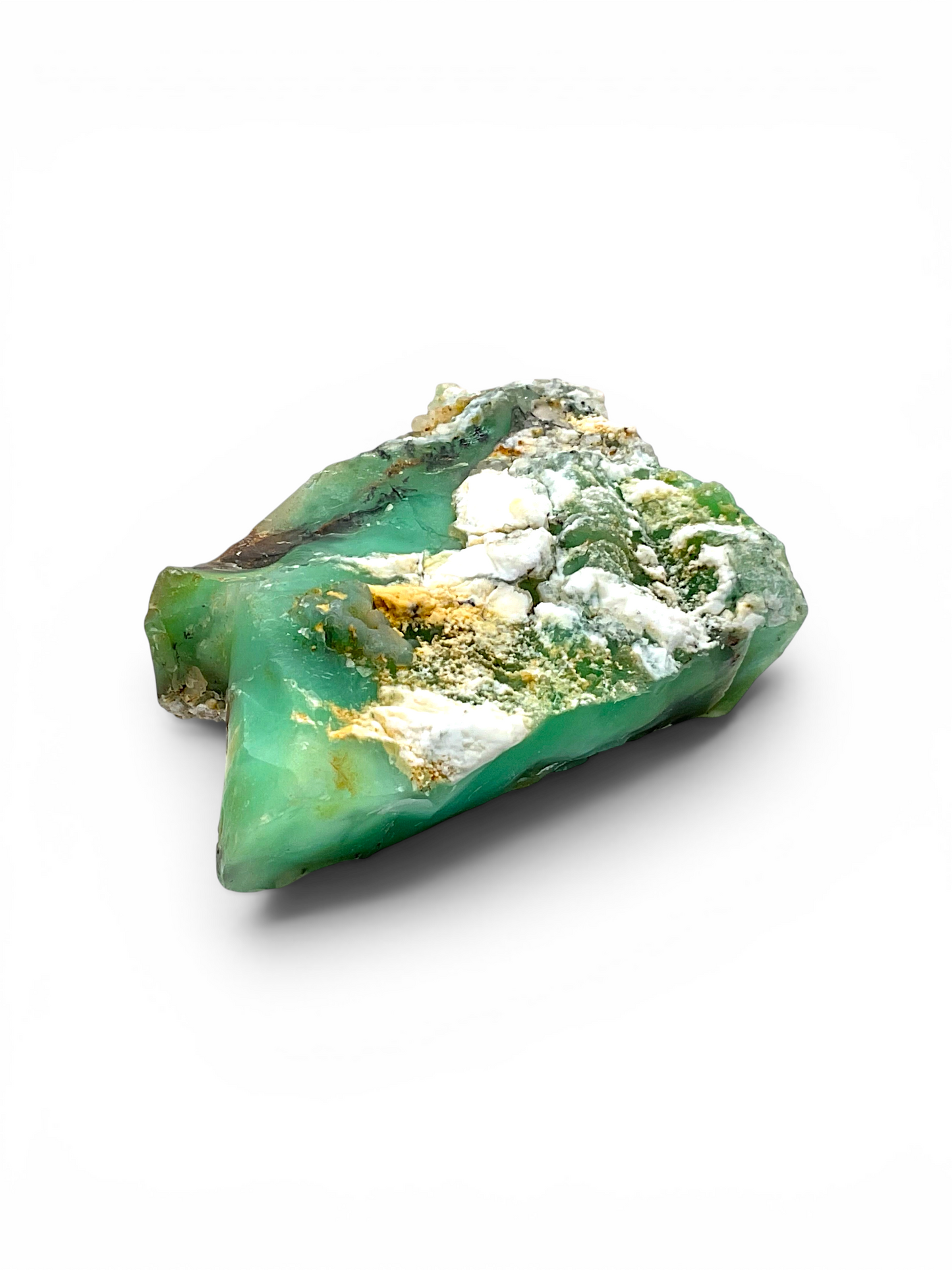 Original Chrysopras Rohstein 106g – 8x5x2cm – AAA-Qualität – Sammlerstück – Unikat-Masterpiece Nr. 1692 – Australien