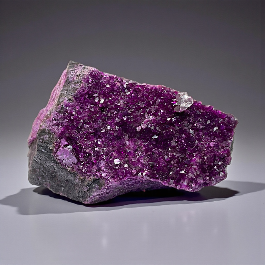 Kämmererit aus Kop Dağları, Türkei – Seltenes Sammlerstück – AAA-Qualität – 198 g – Intensiv Violett – Unikat-Masterpiece Nr. 1696