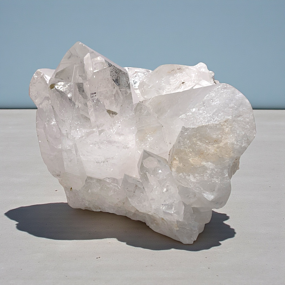 Bergkristall Stufe aus Brasilien – AAA-Qualität – 372 g – 10x8x7 cm – Sammlerstück – Unikat-Masterpiece Nr. 1697