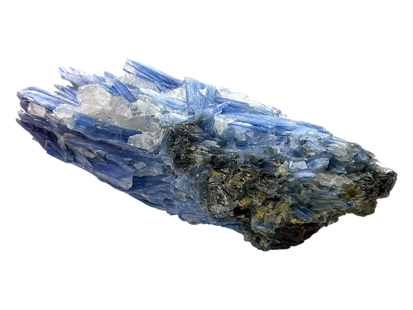 Kyanit Rohstein (Cyanit / Disthen) 622 g – 15 x 6 x 5 cm – Einzigartiges Sammlerstück aus Brasilien – Unikat-Masterpiece 1673 – Beeindruckender Blickfang