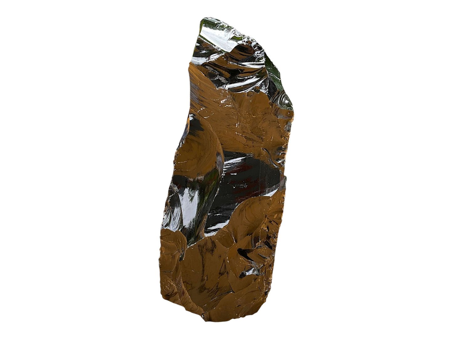 XL Obsidian Tower „Masterpiece“ – 4,8 kg Sammlerstück & Unikat Nr. 1700 aus Brasilien – AAA-Qualität mit edlem tiefschwarzem Glanz – 30 cm hoher Naturstein als exklusiver Blickfang für Wohnraum, Praxis, Sammlung & Feng Shui