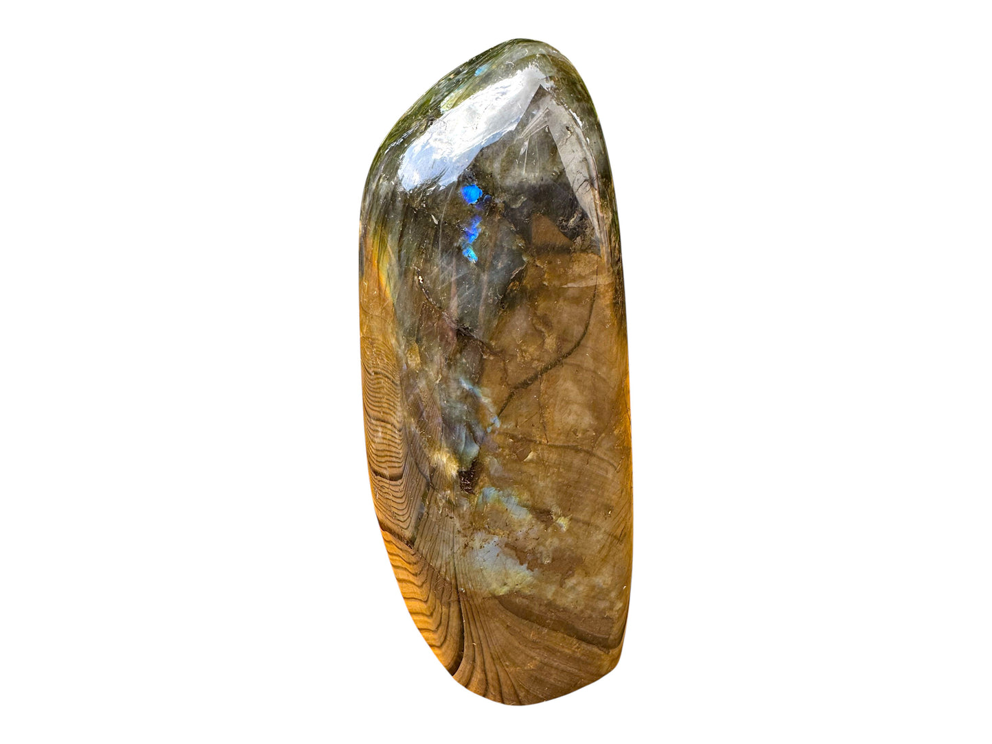 XL Labradorit Freeform „Masterpiece“ – 1379 g Unikat Nr. 1614 aus Madagaskar – Top AAA-Qualität – Faszinierendes Farbspiel – Sammlerstück & Blickfang – 7 x 6 x 16 cm