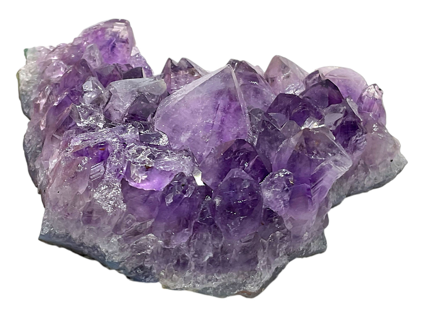 Amethyst Rohstück AAA-Qualität mit phantastischen Kristallen - 700 g - 13 x 9 x 6 cm - Blickfang & Dekoration - Sammlerstück - Unikat 1702 - Brasilien