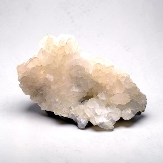 Calcit auf Zinkblende (Sphalerit) Kristall - 1350gr. - 18x10x11cm - Sammlerstück - Unikat-Masterpiece S3040 - Trepča Kosovo