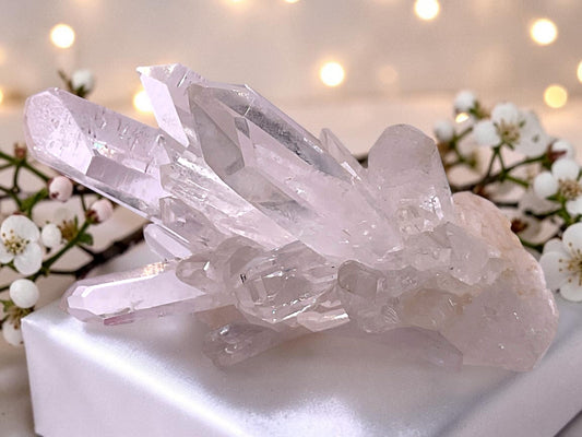 Bergkristall Stufe aus Brasilien - 68 g - 9 × 4 × 4 cm - Kristallstufe - Sammlerstück - Unikat-Masterpiece S3027