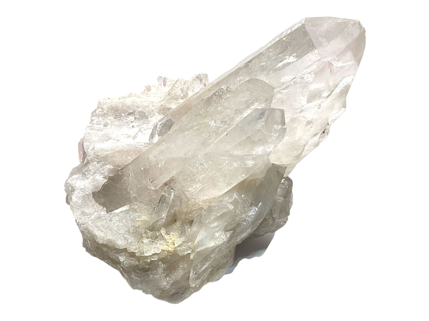 Bergkristall Kristallstufe – Brasilien – 1,423 kg – 15 × 12 × 12 cm – AA-Qualität – Sammlerstück – Unikat-Masterpiece Nr. 1713
