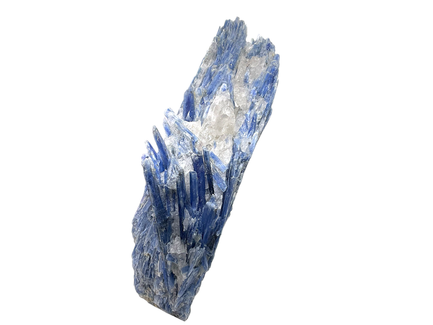 Kyanit Rohstein (Cyanit / Disthen) 1065 g – 7 x 8 x 20 cm – Einzigartiges Sammlerstück aus Brasilien – Unikat-Masterpiece 1717 – Beeindruckender Blickfang