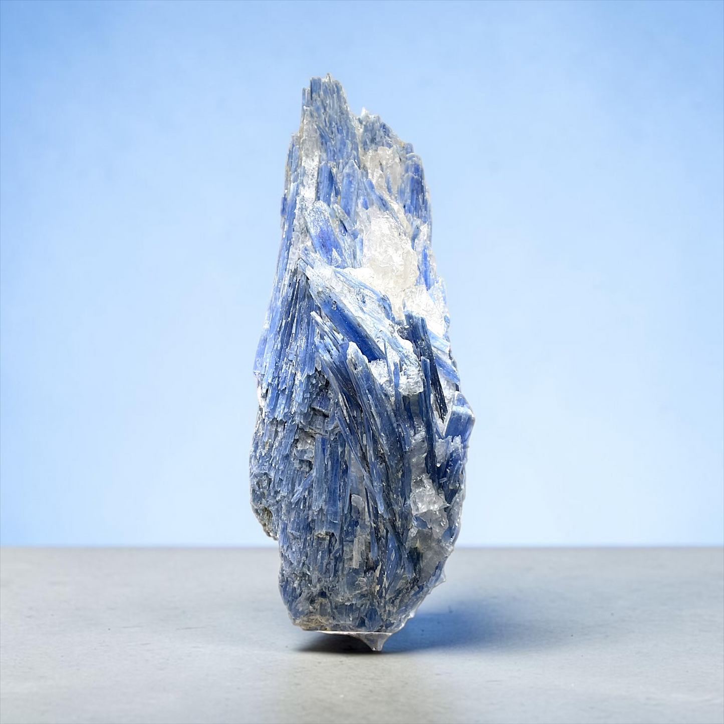 Kyanit Rohstein (Cyanit / Disthen) 1065 g – 7 x 8 x 20 cm – Einzigartiges Sammlerstück aus Brasilien – Unikat-Masterpiece 1717 – Beeindruckender Blickfang