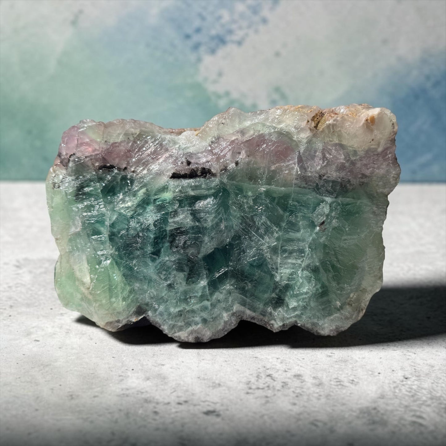 XXL Grüner Fluorit Brocken AAA aus Mexiko – 16,15 kg – 27 × 26 × 16 cm – Unikat Masterpiece 1718 – Sammlerstück