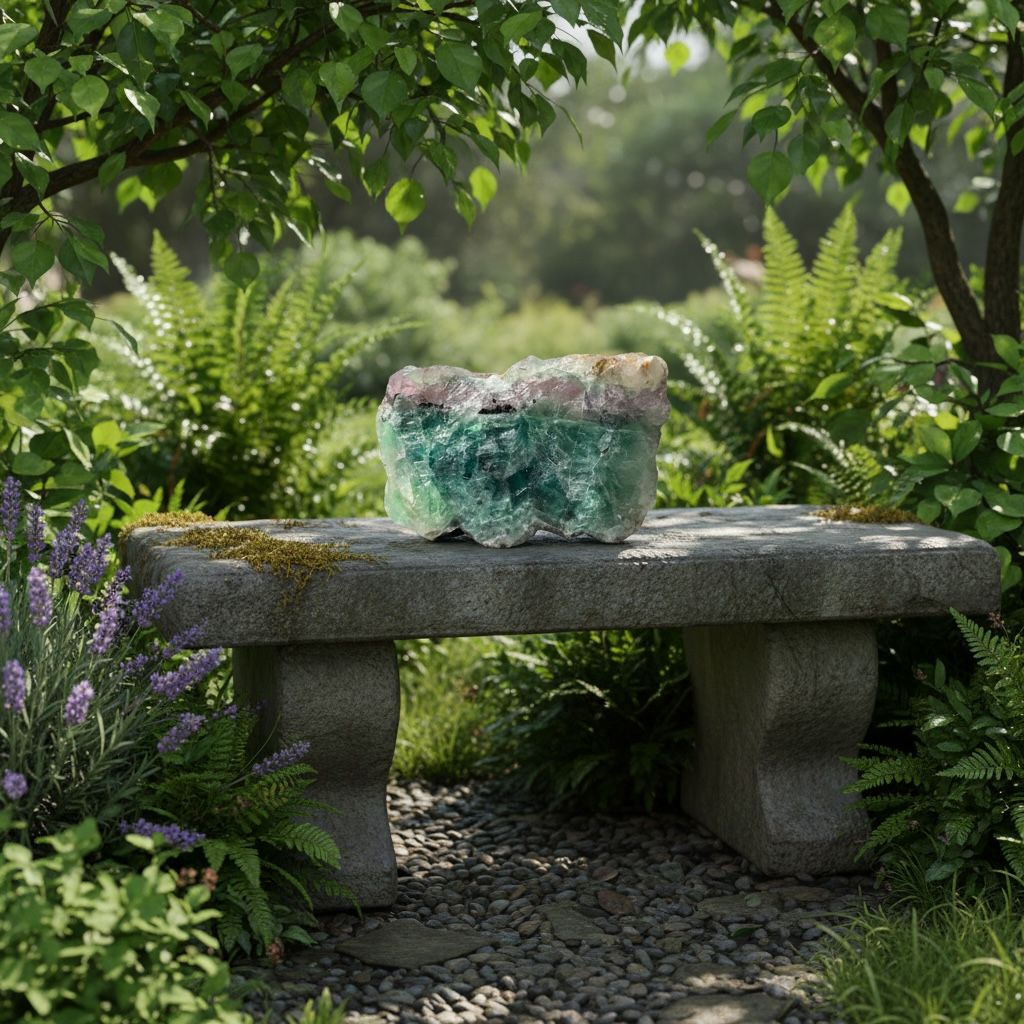 XXL Grüner Fluorit Brocken AAA aus Mexiko – 16,15 kg – 27 × 26 × 16 cm – Unikat Masterpiece 1718 – Sammlerstück