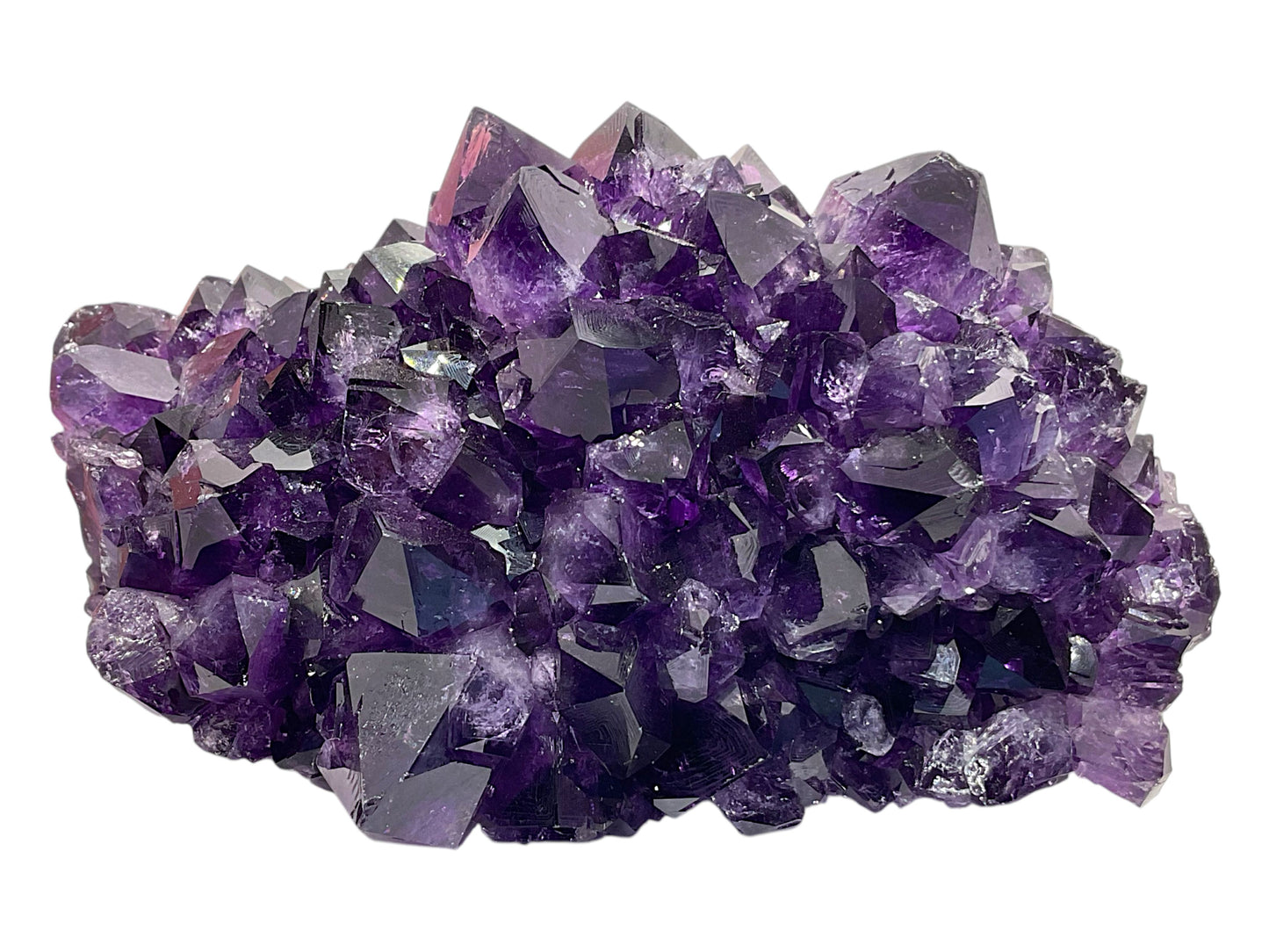 Uruguay Amethyst Kristallstufe mit stalaktitischem Achatkern – 463 g – 10 × 8 × 6 cm – AAA-Qualität – Sammlerstück – Unikat-Masterpiece 1719