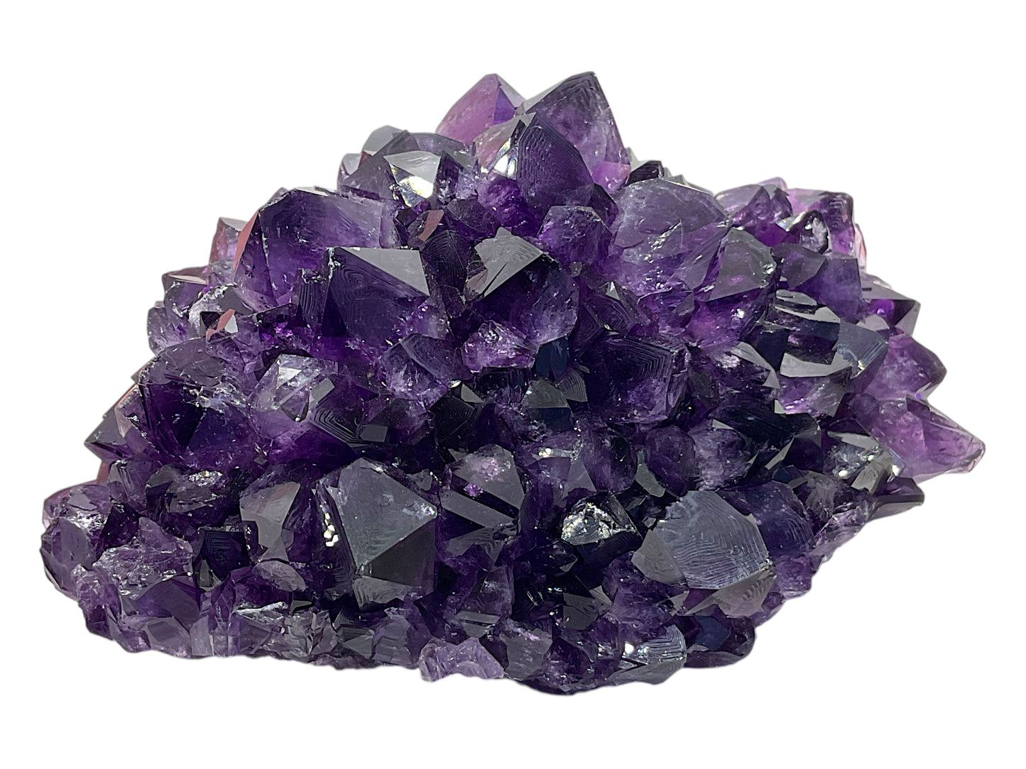 Uruguay Amethyst Kristallstufe mit stalaktitischem Achatkern – 463 g – 10 × 8 × 6 cm – AAA-Qualität – Sammlerstück – Unikat-Masterpiece 1719