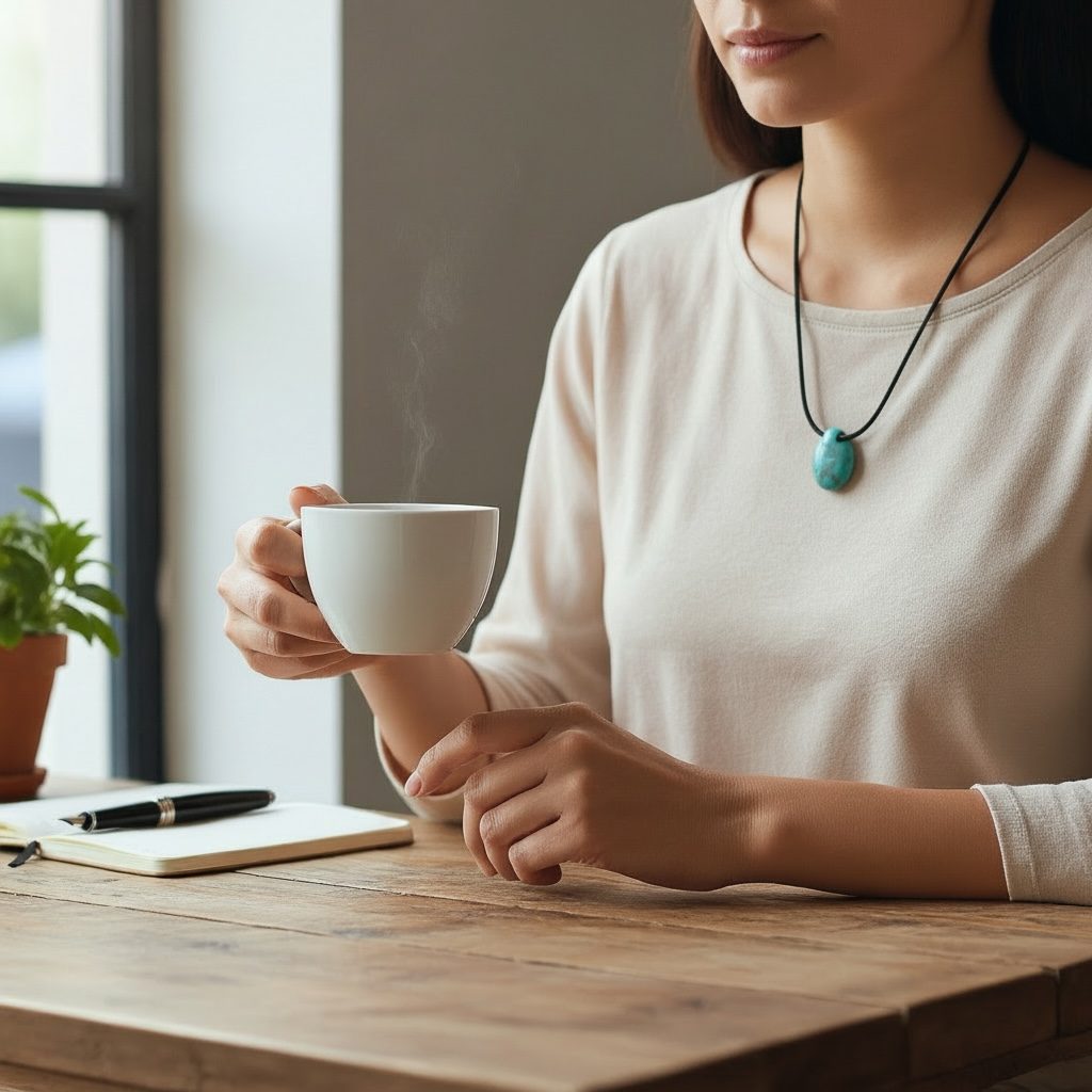 Smaragd Anhänger Tropfen – Edelstein Kette mit 80 cm Band & Geschenkbox – Echter Smaragd Schmuck Grün – Naturstein aus Brasilien