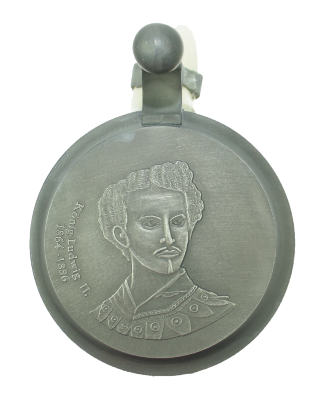Original Oktoberfestkrug 2001 mit Zinndeckel I Jahreskrug I Zertifikat