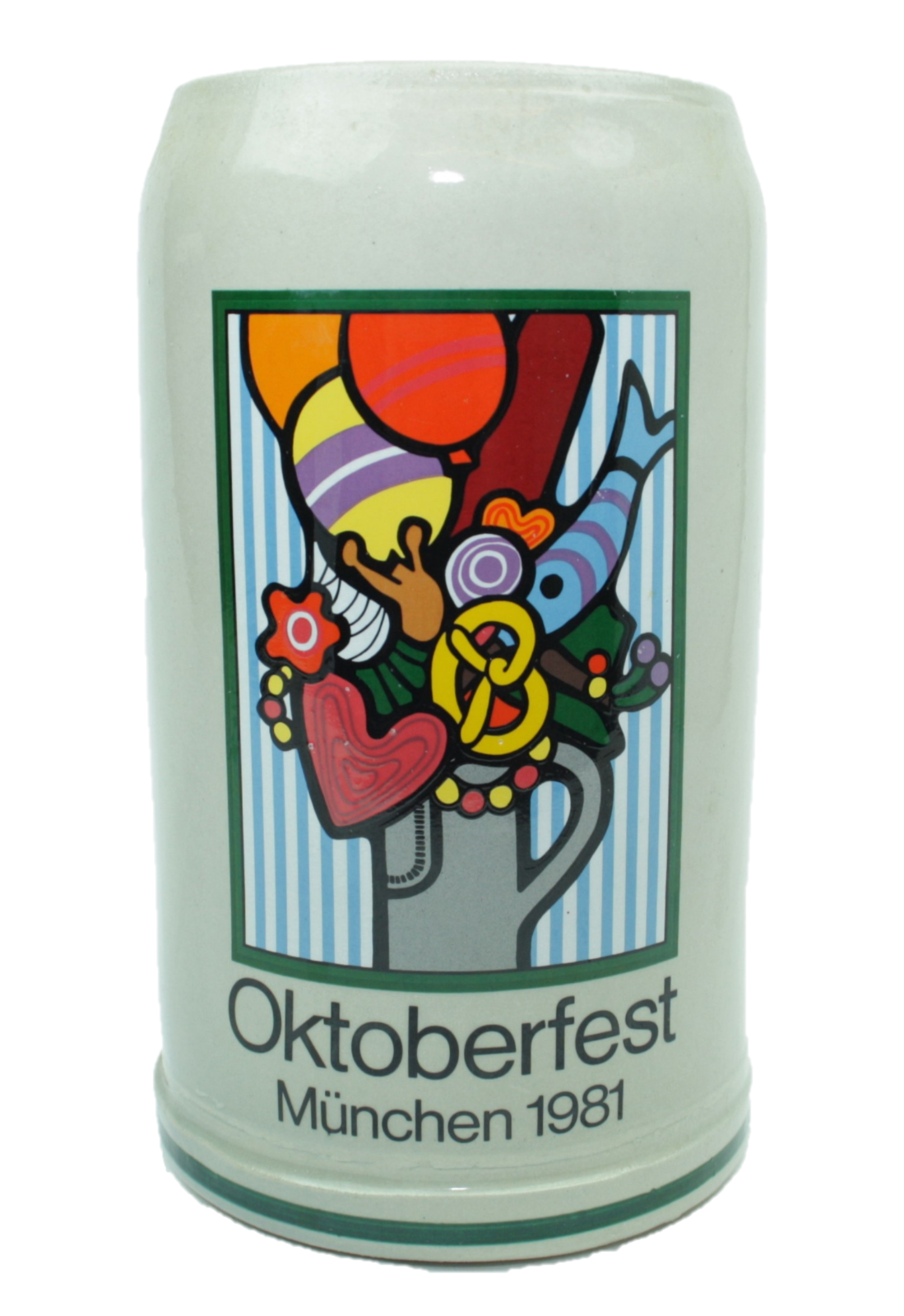 Original Oktoberfestkrug 1981 I Rarität IJahrgangskrug I Jahreskrug I Wiesnkrug
