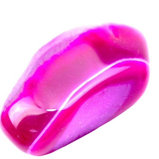 Steinfixx® - Achat pink Trommelstein I Edelstein I Heilstein I Glücksstein I Brasilien