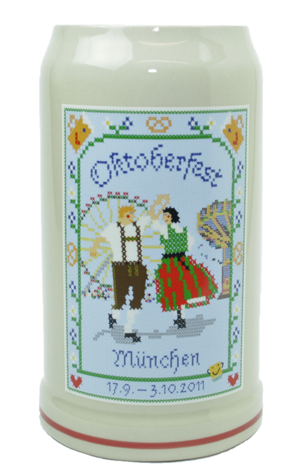 Original Oktoberfestkrug 2011 I Jahrgangskrug I Jahreskrug I Wiesnkrug