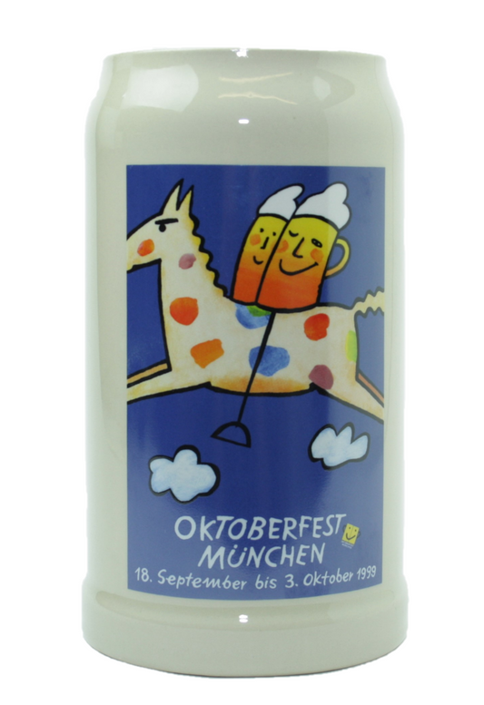 Original Oktoberfestkrug 1999 I Rarität IJahrgangskrug I Jahreskrug I Wiesnkrug