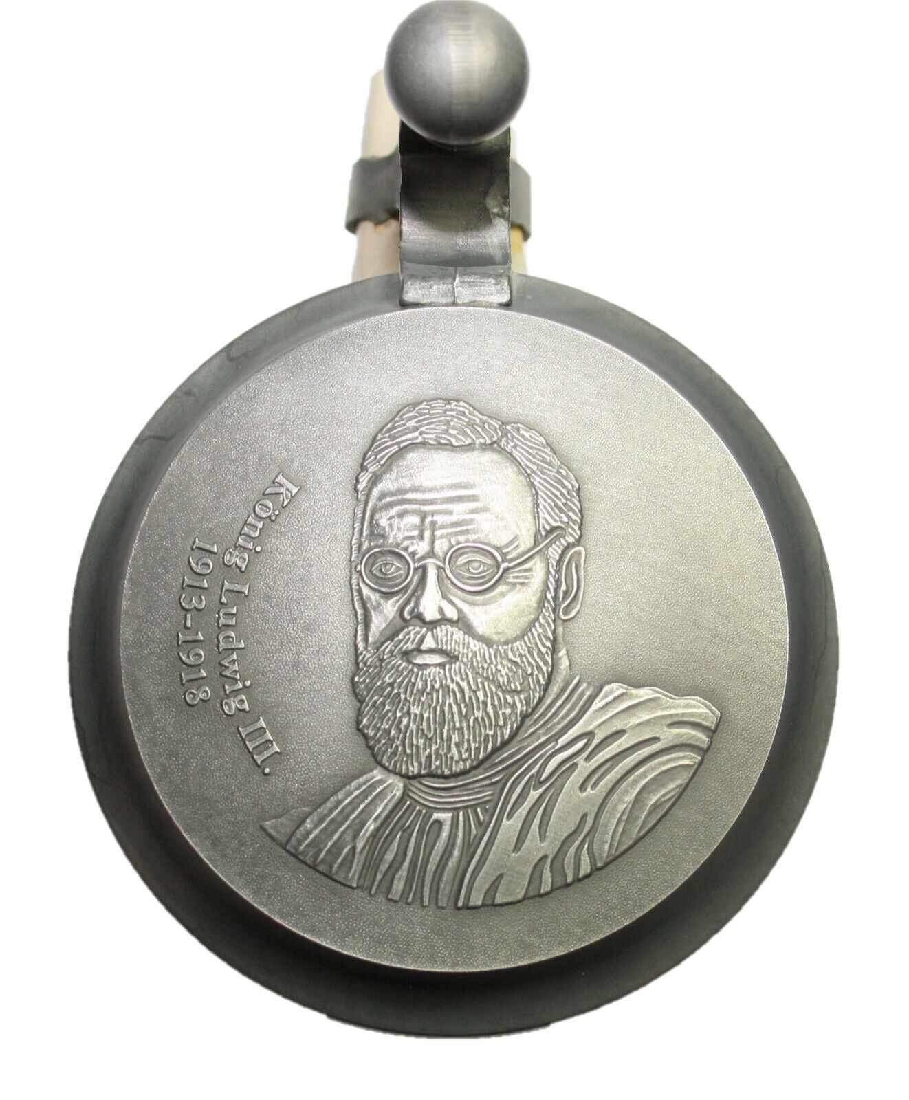 Original Oktoberfestkrug 2003 mit Zinndeckel I Jahreskrug I Zertifikat