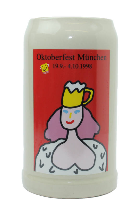 Original Oktoberfestkrug 1998 I Rarität IJahrgangskrug I Jahreskrug I Wiesnkrug