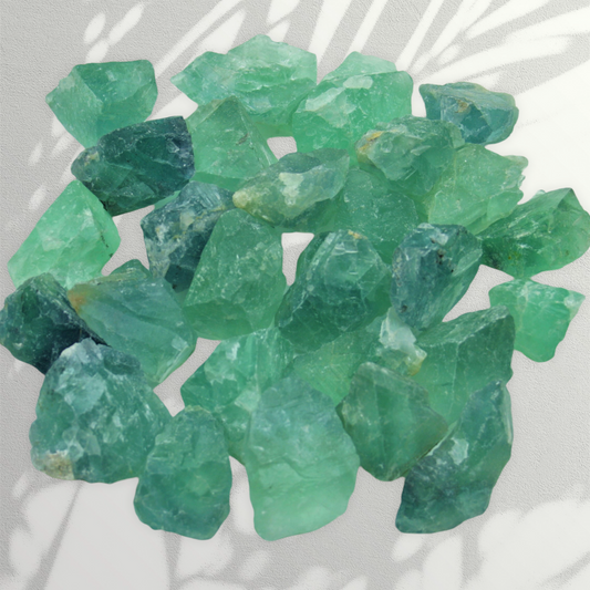 Grüner Fluorit Rohsteine aus Mexiko |  300 - 1000 Gramm