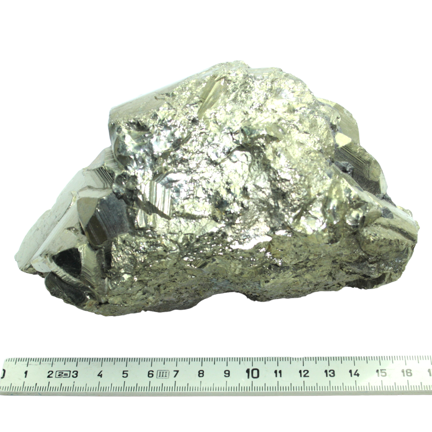 XXL Pyrit Kristall Stufe 3600gr. Unikat Heilstein Cluster Peru